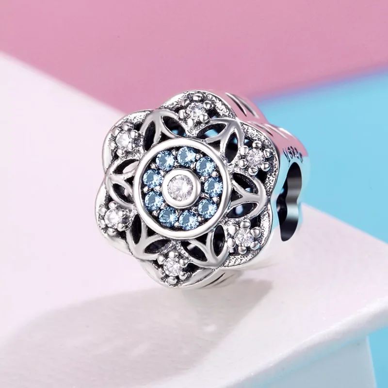 (resim) Pandora tarzı Romantik kar taneleri Charm - SCC247 - Görüntüle 3