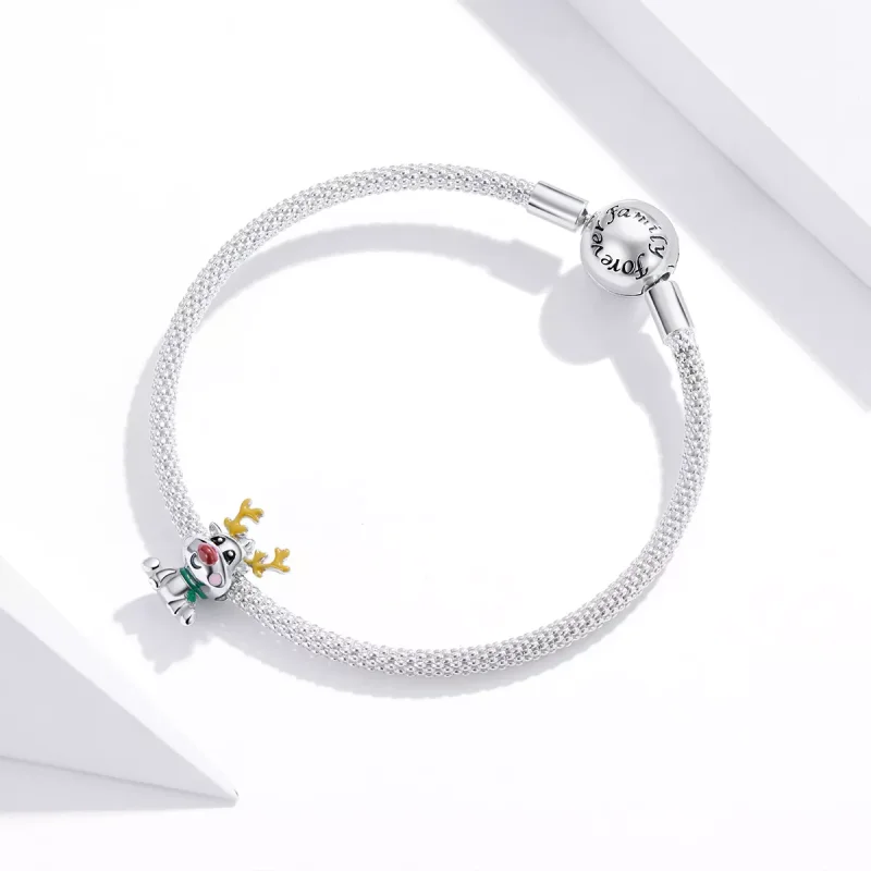 (resim) Pandora tarzı tomurcuklanan bir ren geyiği Charm - BSC375 - Görüntüle 3