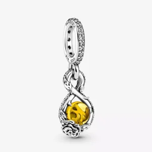(resim) Disney Belle Sonsuzluk ve Gül Kolye Ucu - 399525C01