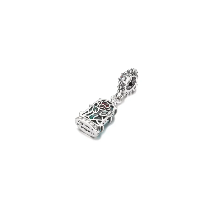 (resim) Disney Güzel ve Çirkin Sihirli Gül Sallantılı Charm - 790024C01 - Görüntüle 7