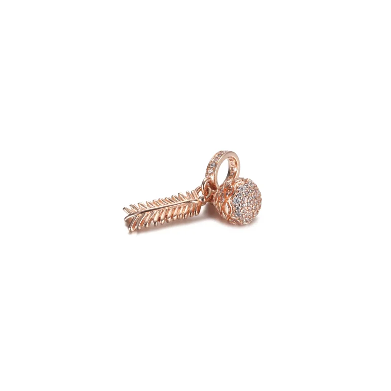 (resim) Işıltılı Çam Kozalağı Sallantılı Charm - 789557C01 - Görüntüle 3