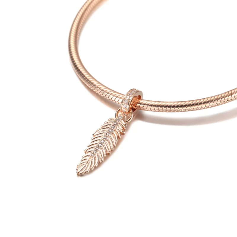 (resim) Işıltılı Tüy Sallantılı Charm - 789550C01 - Görüntüle 5