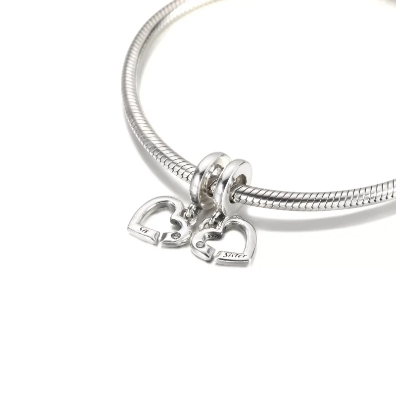 (resim) Kız Kardeş Kalpleri Sallantılı Charm - 799538C01 - Görüntüle 5