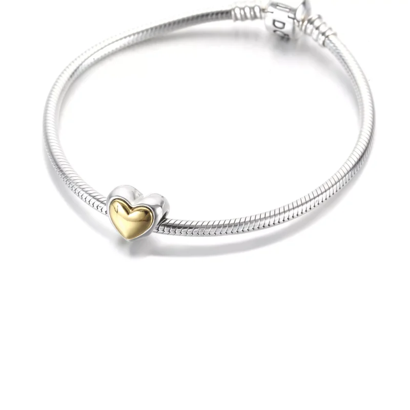 (resim) Kubbeli Altın Kalp Charm - 799415C00 - Görüntüle 5
