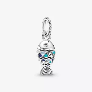 (resim) Mavi Pullu Balık Sallantılı Charm - 799428C01