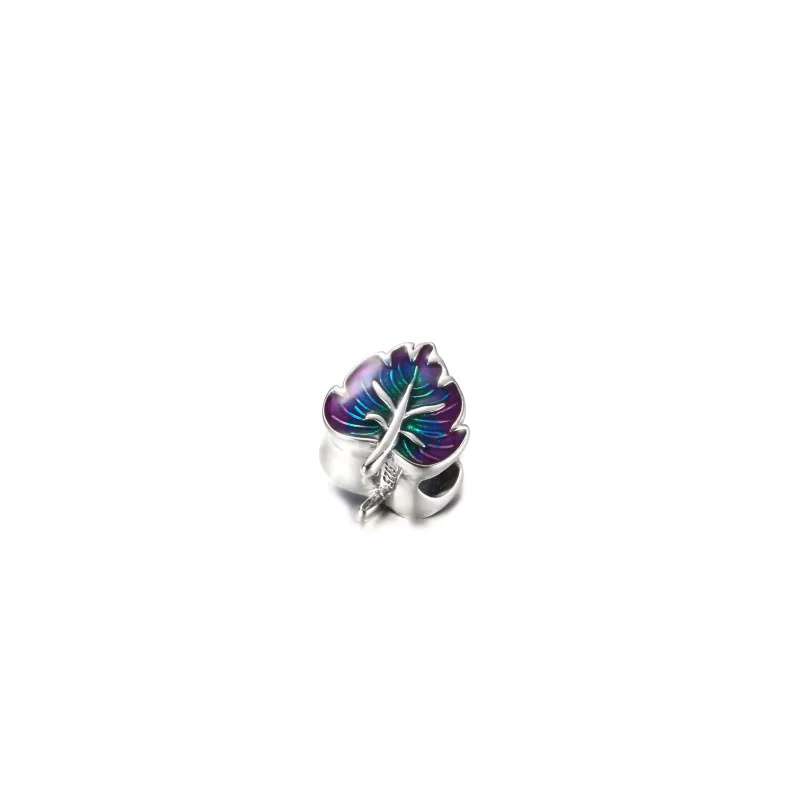 (resim) Mor ve Yeşil Yaprak Charm - 799542C01 - Görüntüle 3