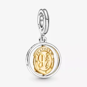 (resim) Pandora iki renkli Harry Potter, Hedwig Eğirme Sallantılı Charm - 760035C00