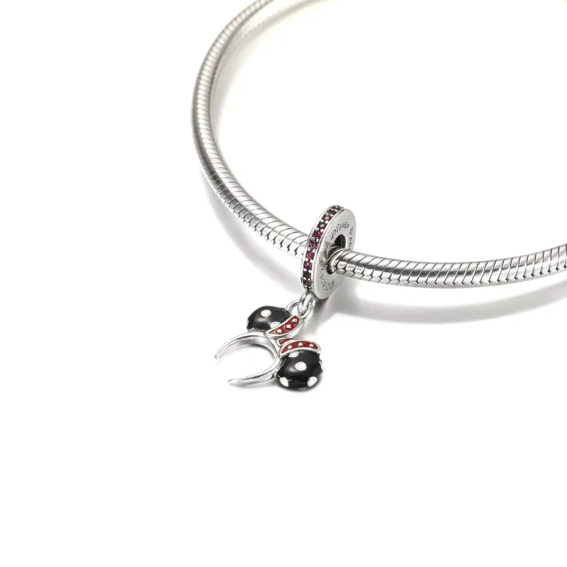 (resim) Pandora Minnie Mouse Siyah Beyaz Kulak Bandı Sallantılı Charm - P400942464791 - Görüntüle 5