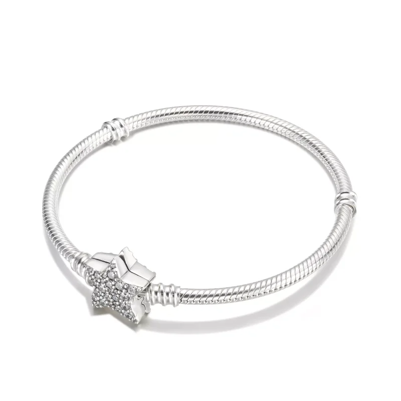 (resim) Pandora Moments Asimetrik Yıldız Klipsli Bileklik - 599639C01 - Görüntüle 3