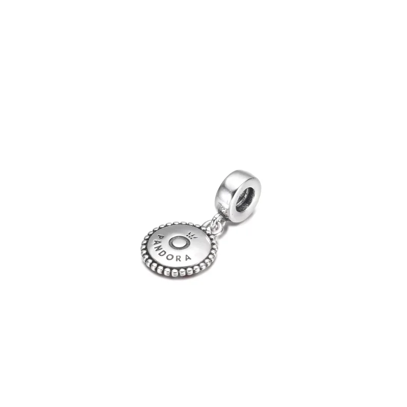 (resim) Pandora Turuncu motifli yuvarlak Sallantılı Charm - 791169C00_E026 - Görüntüle 3