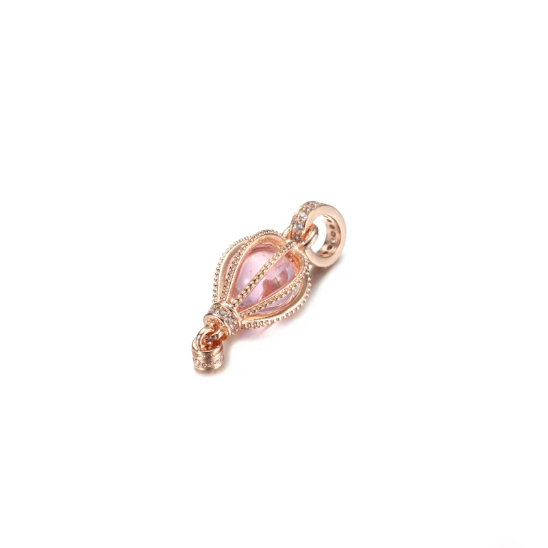 (resim) Parıltılı Pembe Sıcak Hava Balonu Sallantılı Charm - 789434C01 - Görüntüle 2