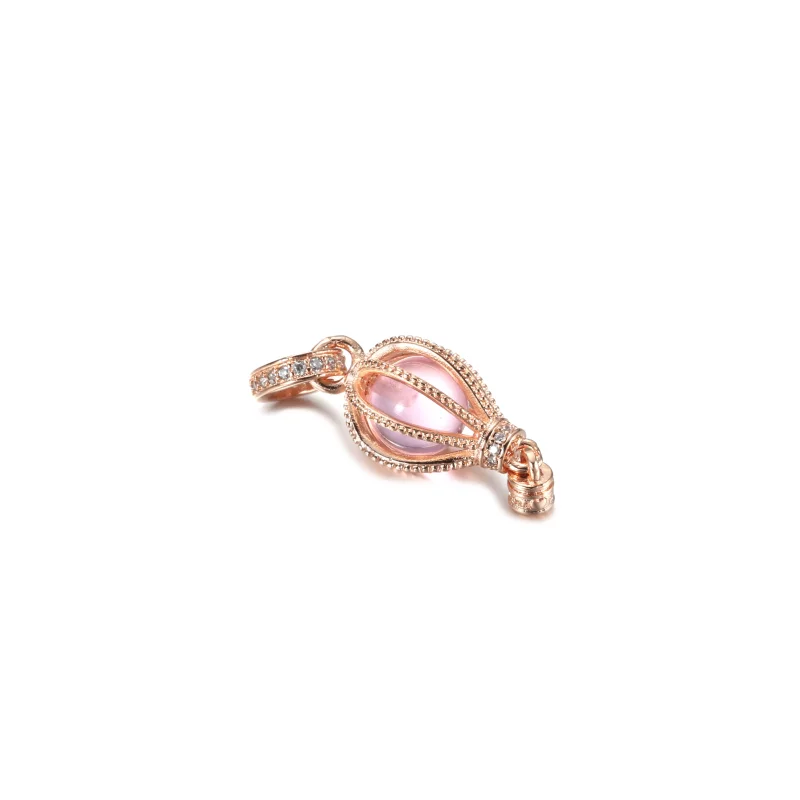 (resim) Parıltılı Pembe Sıcak Hava Balonu Sallantılı Charm - 789434C01 - Görüntüle 3