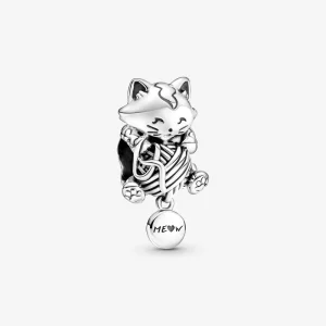 (resim) Yavru Kedi ve İp Yumağı Charm - 799535C00