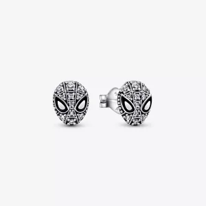 (resim) PANDORA Marvel Spider-Man Mask Pavé Küpe - 292354C01