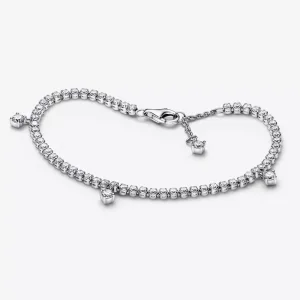 (resim) PANDORA Parlak Damlalar Tenis Bilekliği - 592401C01