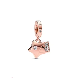 (resim) Pandora Rose Altın Şans Yıldızı Sarkan Kolye - 782483C01