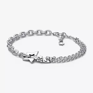 (resim) PANDORA Shooting Star Çift Zincir Bileklik - 592409C01