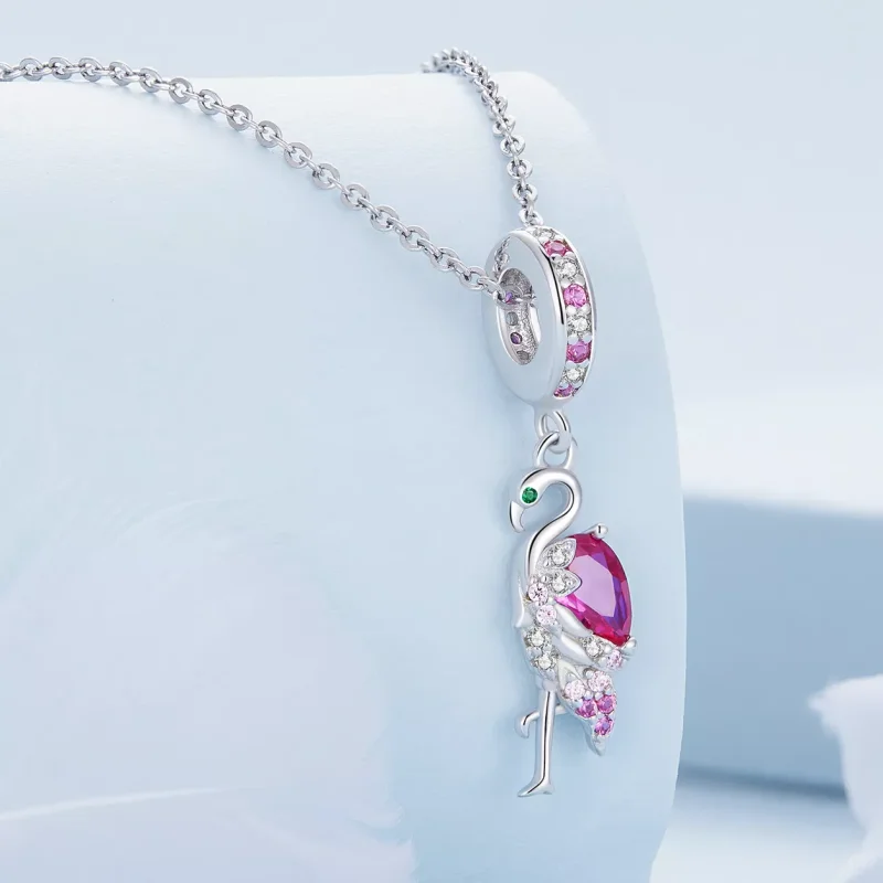 (resim) Pandora Stil Flamingo Sembolü - BSC833 - Görüntüle 2