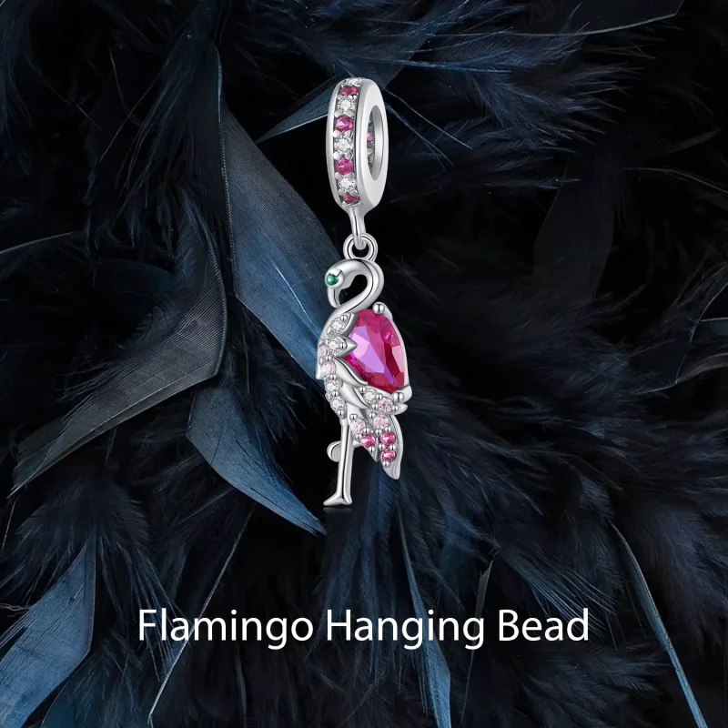 (resim) Pandora Stil Flamingo Sembolü - BSC833 - Görüntüle 6