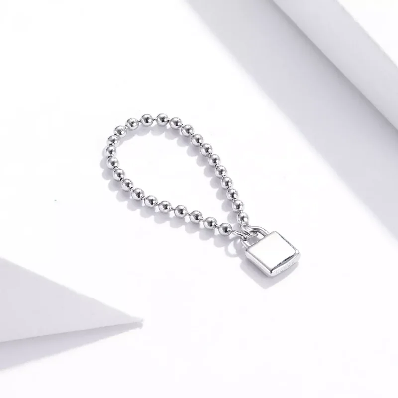 (resim) Pandora Stili Aşk Kilit Yüzük - SCR703 - Görüntüle 4