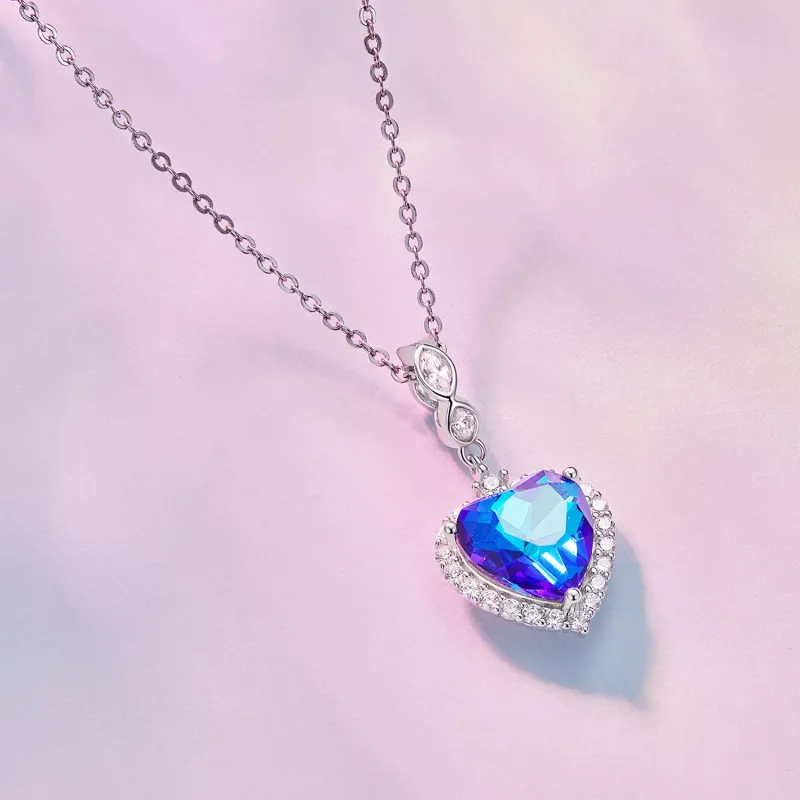 (resim) Pandora Stili Mavi Kalp Charm - BSC775 - Görüntüle 2