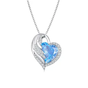 (resim) Pandora Stili Safir Kolye - BSN281