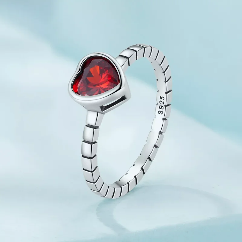 (resim) Pandora Stili Yükseltilmiş Kalp Yüzük - SCR950 - Görüntüle 2