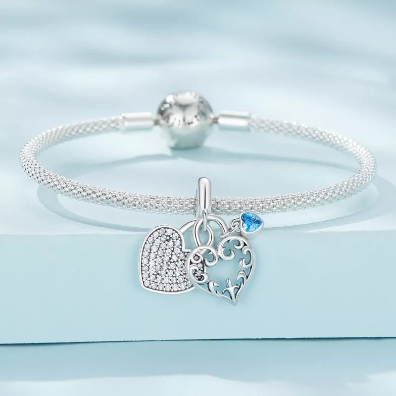 (resim) Pandora Stilinde Birbirine Geçen Kalp Şansı - SCC2502 - Görüntüle 3