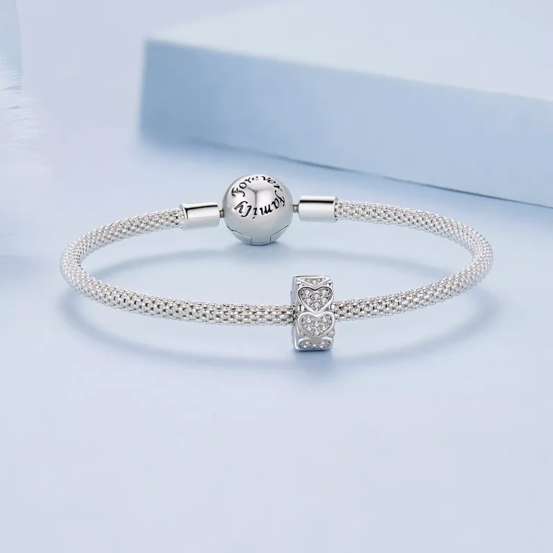 (resim) Pandora tarzı Kalp Spacer - BSC885 - Görüntüle 5