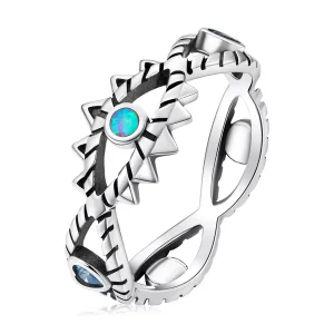 (resim) Pandora tarzı Safir Yüzük - SCR800