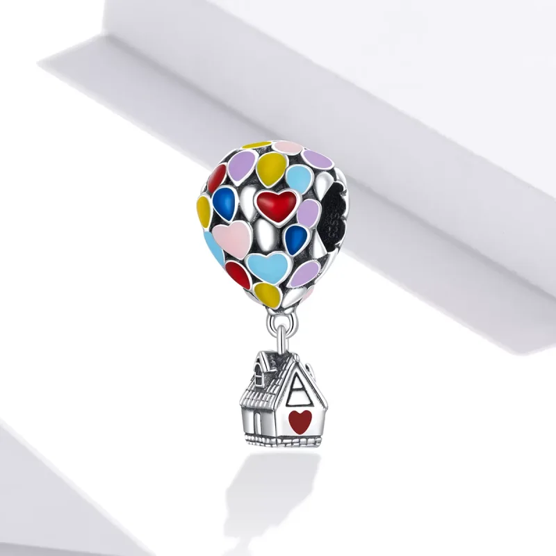 (resim) Pandora tarzında Uçan Ev Charm - BSC417 - Görüntüle 2
