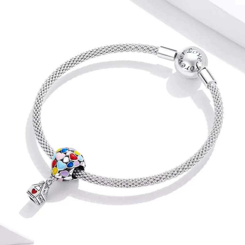 (resim) Pandora tarzında Uçan Ev Charm - BSC417 - Görüntüle 3