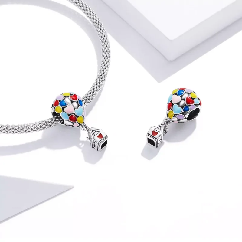 (resim) Pandora tarzında Uçan Ev Charm - BSC417 - Görüntüle 4