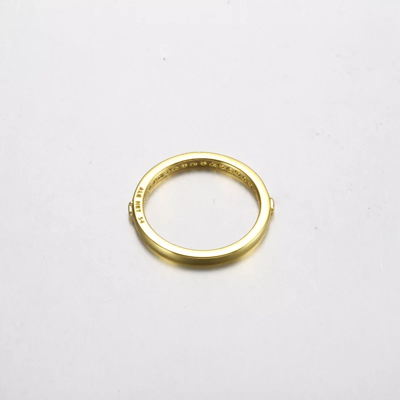 (resim) Pandora 14k Altın Kaplamalı Aşk Mesajlı Yüzük - 162613C00 - Görüntüle 3
