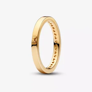 (resim) Pandora 14k Altın Kaplamalı Aşk Mesajlı Yüzük - 162613C00