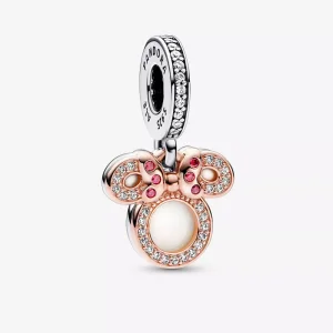 (resim) Pandora Disney Minnie Mouse Silhouette Çift Asılı Şanslılık Boncuk - 782615C01