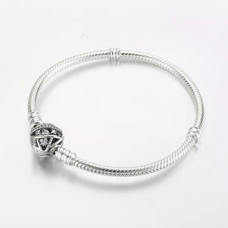 (resim) Pandora Disney Tinker Bell Kilitli Anılar Yılan Zincir Bilezik - 592548C01 - Görüntüle 4