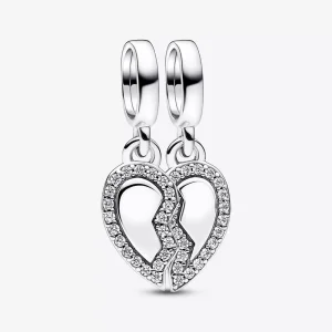 (resim) Pandora Friends Bölünebilir Kalp Asma Şanslı Bilezik - 792743C01