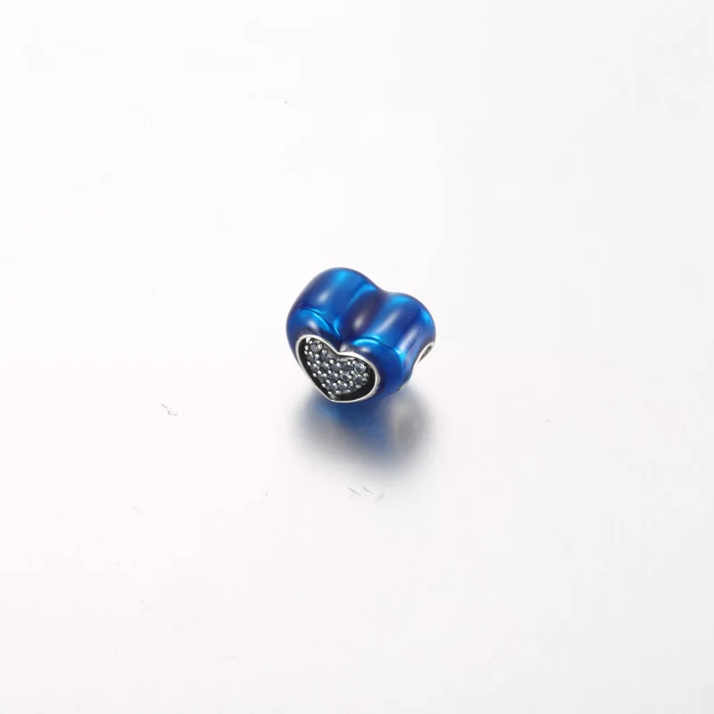 (resim) Pandora Mavi Dönebilen Kalp Charm - 792750C01 - Görüntüle 2