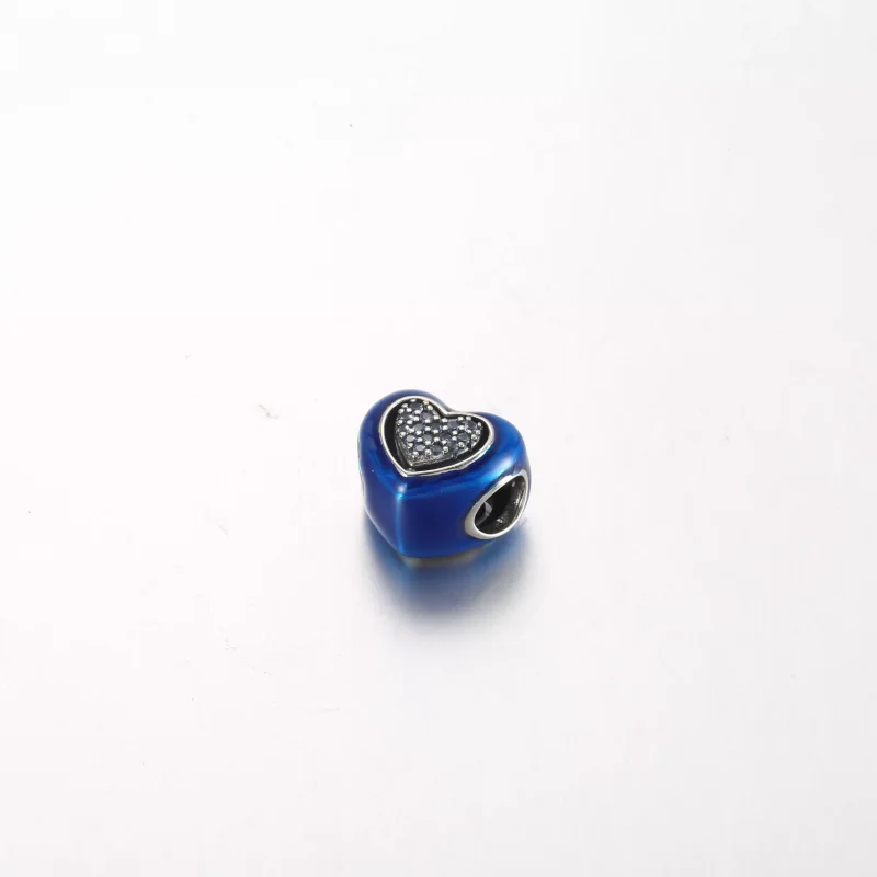 (resim) Pandora Mavi Dönebilen Kalp Charm - 792750C01 - Görüntüle 3