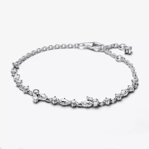 (resim) Pandora Parlak Bitki Kümesi Zincir Bileklik - 592631C01