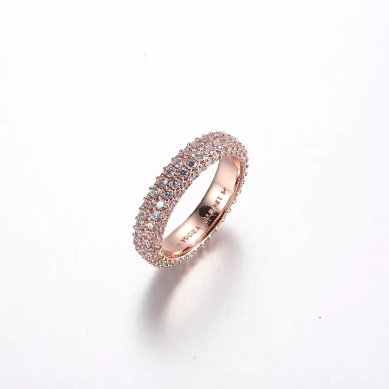(resim) Pandora Timeless Pavé Çift Sıra Yüzük - 182629C01 - Görüntüle 2