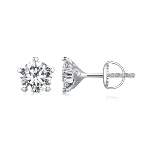 (resim) Pandora Stil 1 Karat Moissanit Küpe - MSE024-L