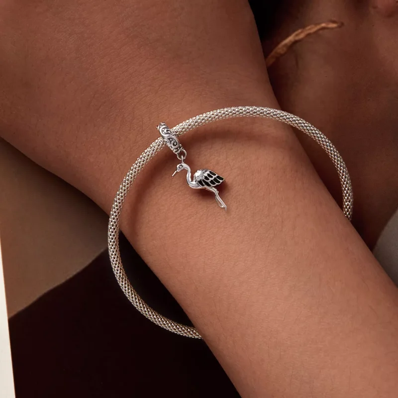 (resim) Pandora Stil Beyaz Leylek Asılı - SCC2635 - Görüntüle 6