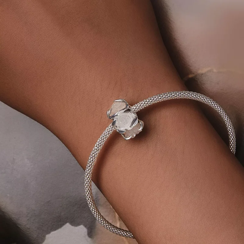 (resim) Pandora Stil Gül Şanslı Küpe - SCC2602 - Görüntüle 8