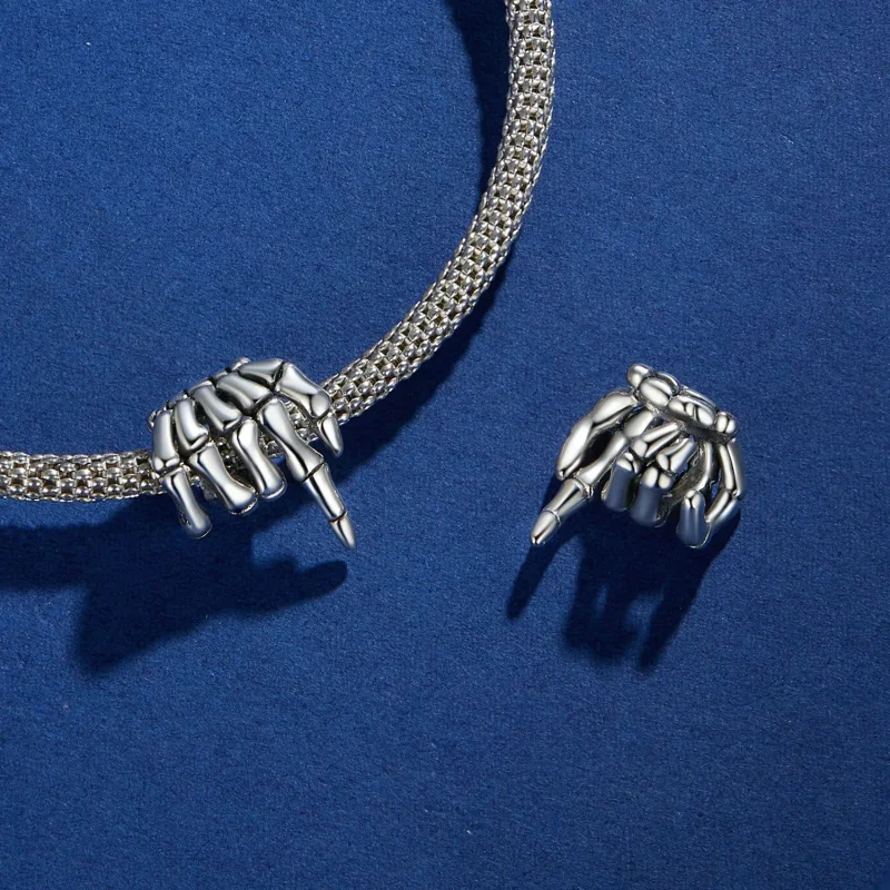 (resim) Pandora Stil İskelet El Kolye - BSC909 - Görüntüle 4