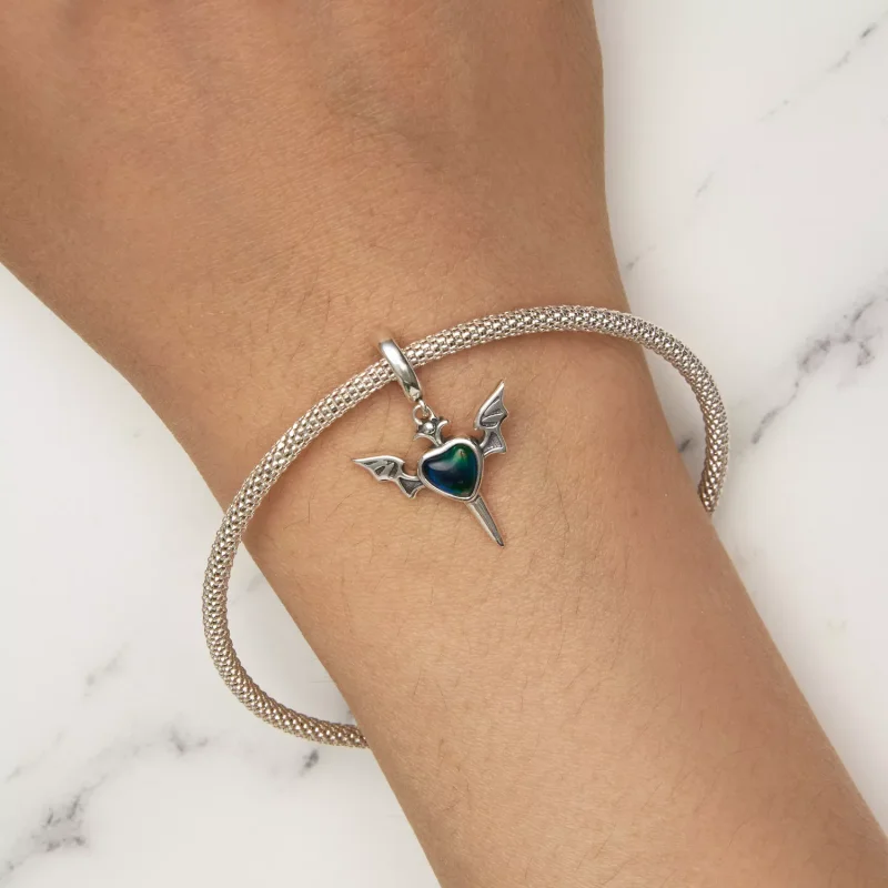 (resim) Pandora Stil Melek Kanatlı Küpe - SCC2559 - Görüntüle 8