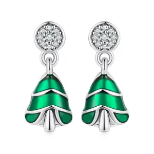 (resim) Pandora Stil Noel Ağacı Küpe - BSE919