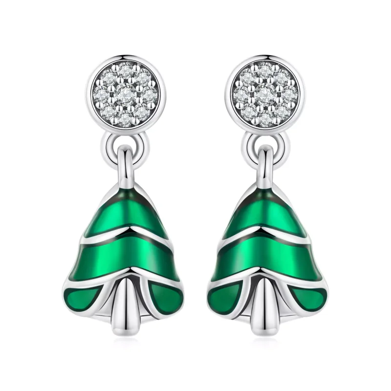 (resim) Pandora Stil Noel Ağacı Küpe - BSE919
