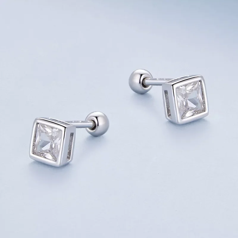 (resim) Pandora Stil Prenses Zirkonya Küpe - BSE885-L - Görüntüle 3